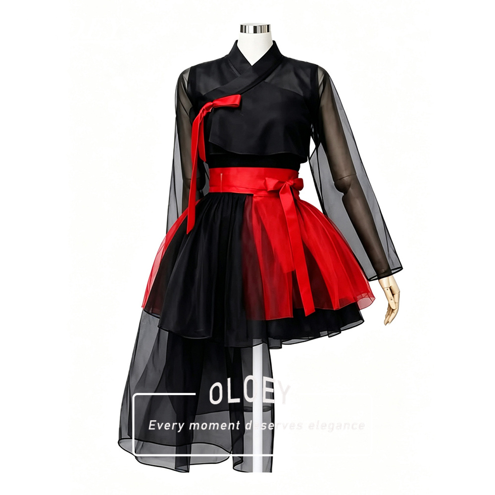 Hanbok Modern Set - Conjunto de Hanbok Curto Moderno OLOEY