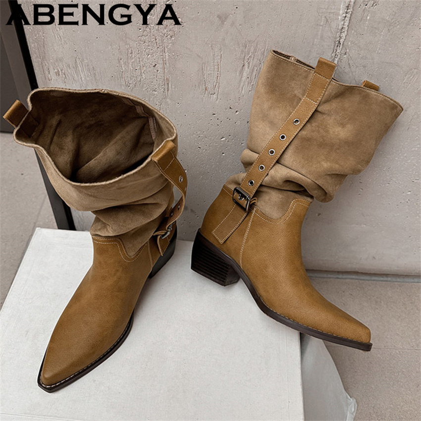 Ethnic Fashion For Women - 2026 Novas Botas Femininas Estilo Cowboy