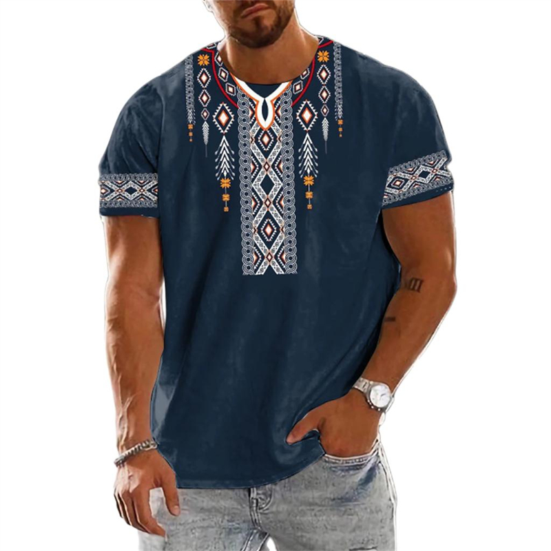 Ethnic Fashion Trend - Tendência 2025 vintage étnico gráfico t