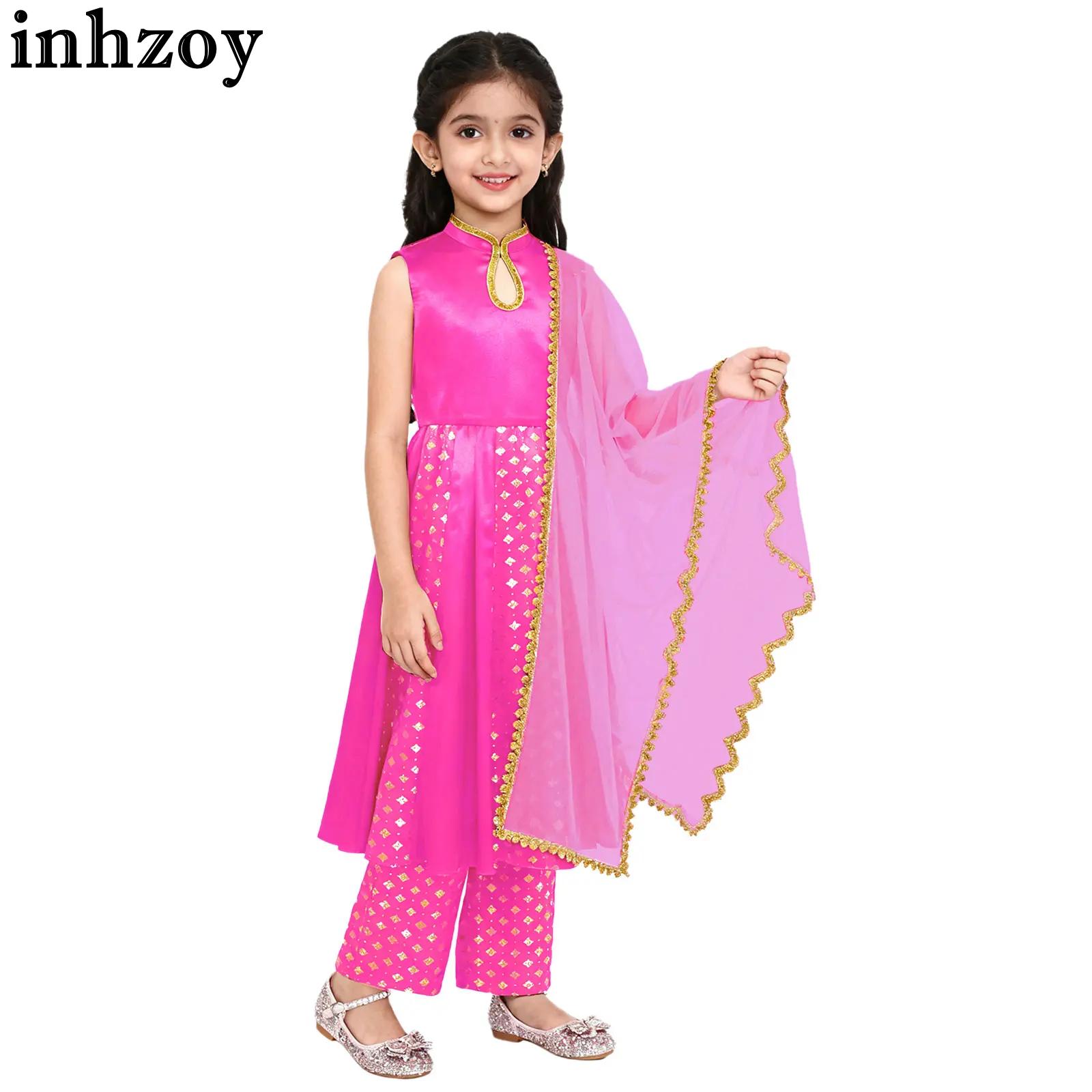 Crianças meninas indiano étnic - Fashion Ethnic Indian Clothing avaliação e preço