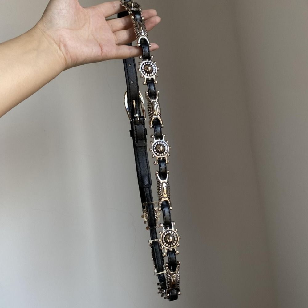 Cintos Femininos Finos de Meta - Y2K Ethnic Fashion avaliação e preço