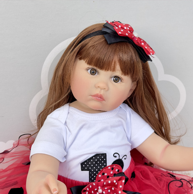 70cm silicone reborn bonecas l - Kids Ethnic Fashion avaliação e preço