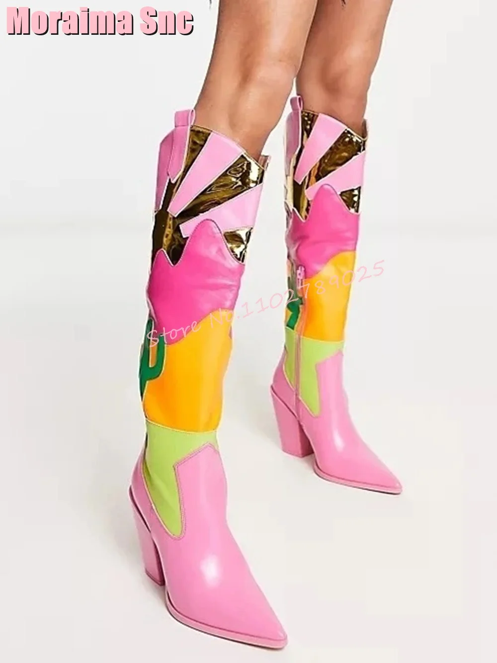 Botas Femininas de Cano Alto 2 - Ethnic Fashion For Women avaliação e preço
