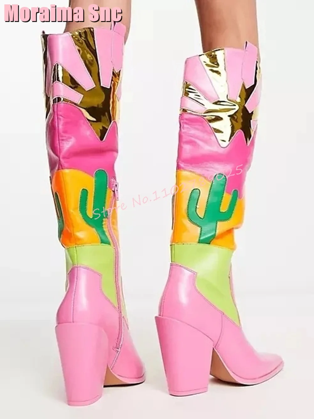 Botas Femininas de Cano Alto 2 - Ethnic Fashion For Women avaliação e preço