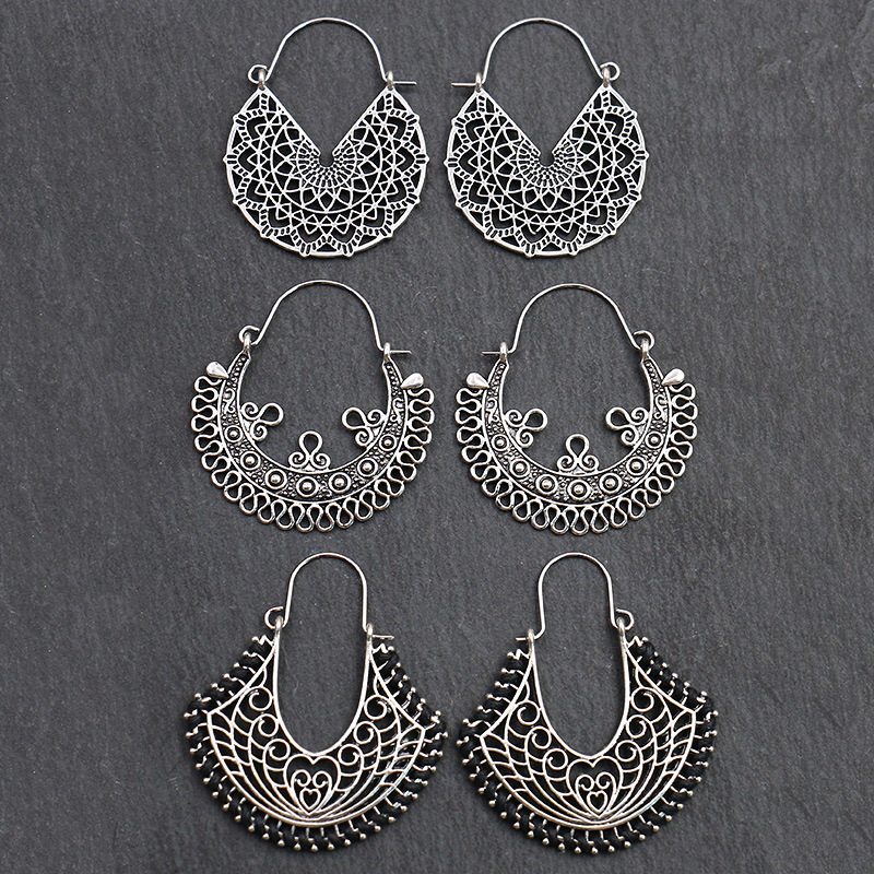 Antigo sliver-banhado oco liga - Ethnic Indian Fashion avaliação e preço