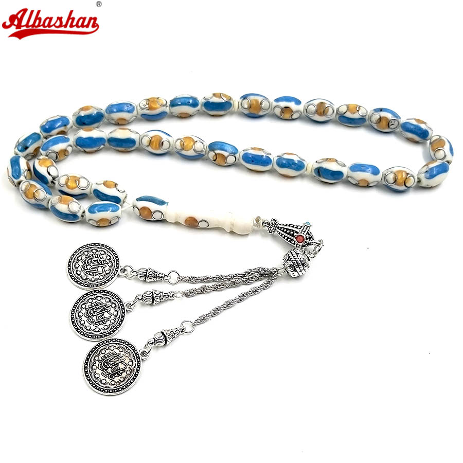 Tasbih de Osso de Camelo com L - Ethnic Fashion Online avaliação e preço