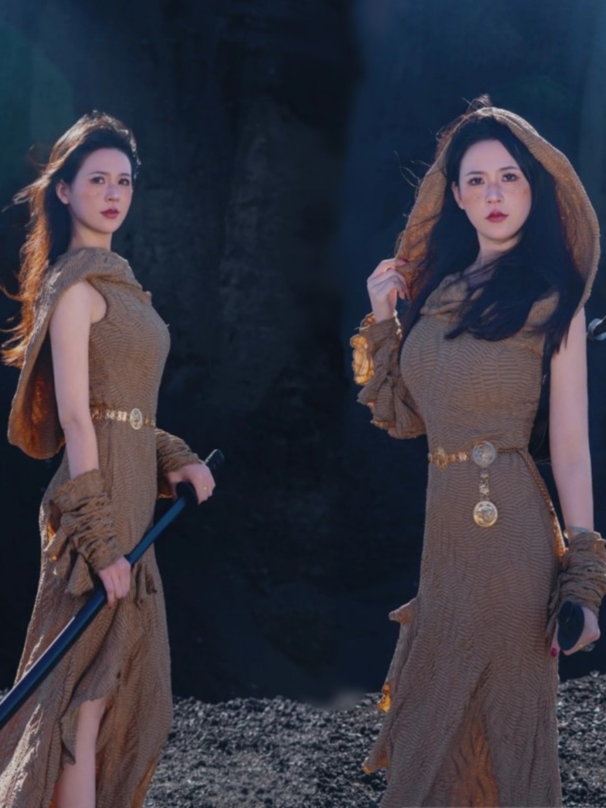 Novo Vestido de Fotografia Est - Ethnic Fashion Online avaliação e preço