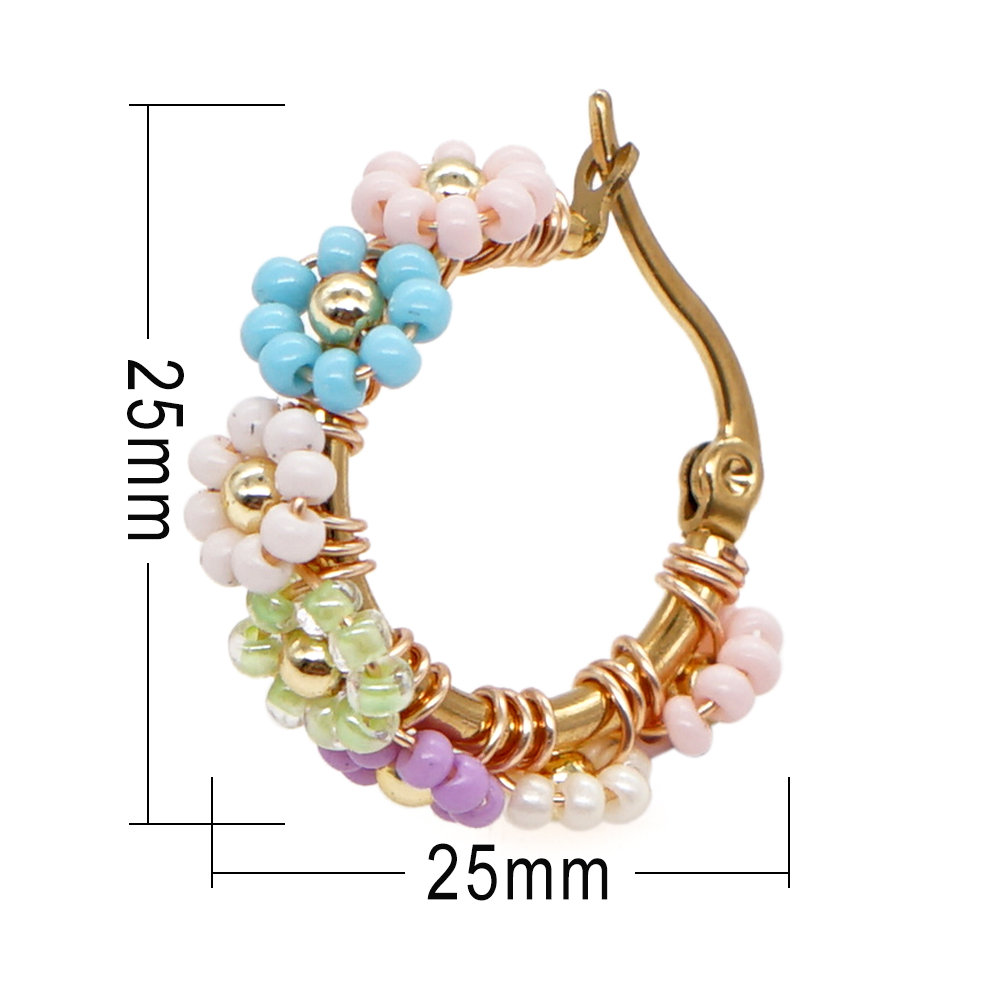 Boho miyuki flor lua cruz frut - Latest Ethnic Fashion For Women avaliação e preço