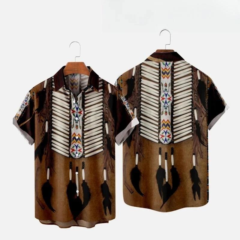 Camisas de Praia Estilo Étnico - Fashion Ethnic Indian Clothing avaliação e preço